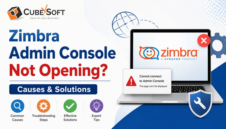 Zimbra Admin Console Not Working