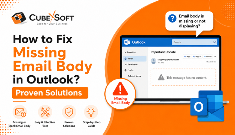 fix email body in outlook