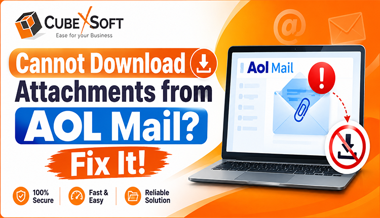 unable to download attachments from aol mail