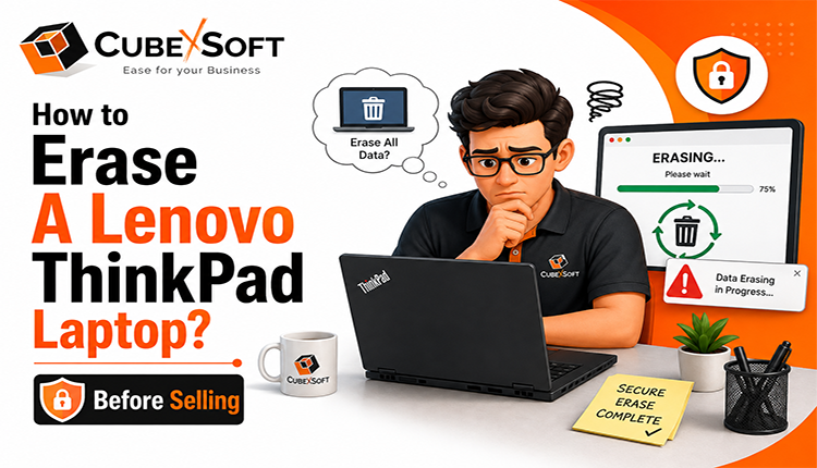 how to erase a lenovo thinkpad laptop
