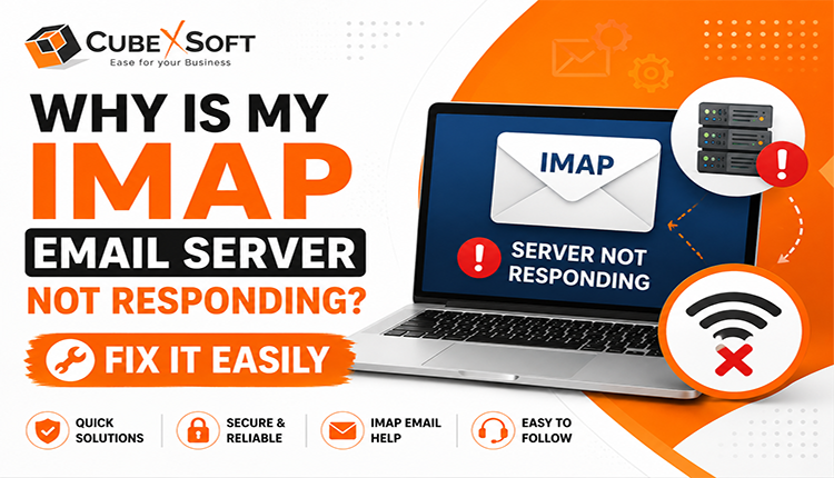 imap email server not responding