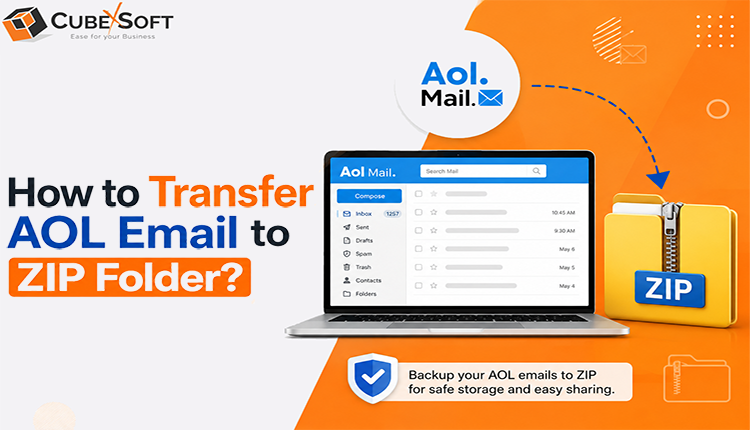 transfer aol email to zip